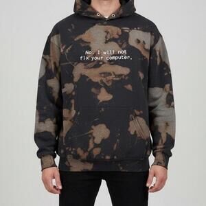 Vintage Shirt Large Sweatshirt Tech Hoodie